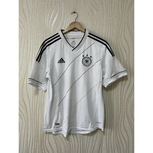 GERMANY White Adidas 2012 2013 Home Football Shirt/jersey. Size M.